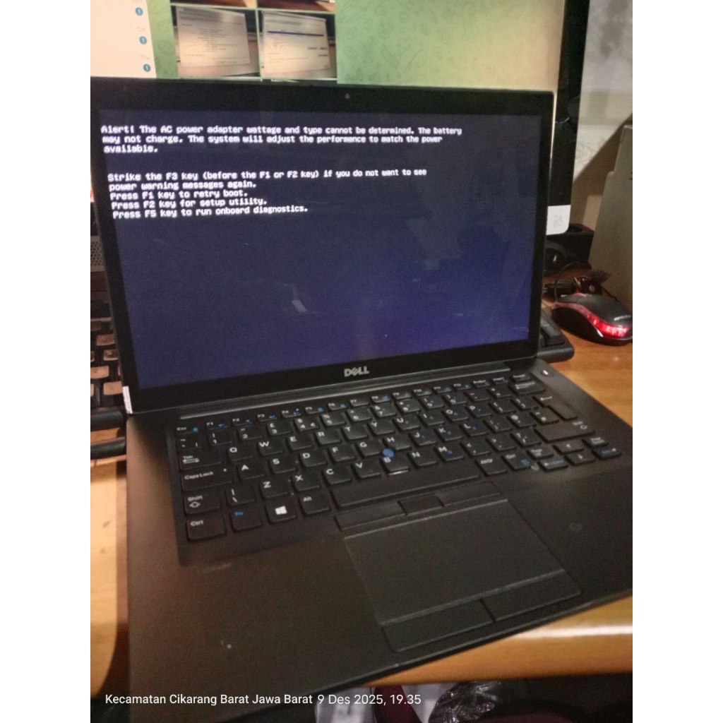 Jual Laptop Second Merk Dell Laptop Latitude 7480 LAYAR TOUCHSCREEN Kondisi Tidak Bisa Masuk Windows