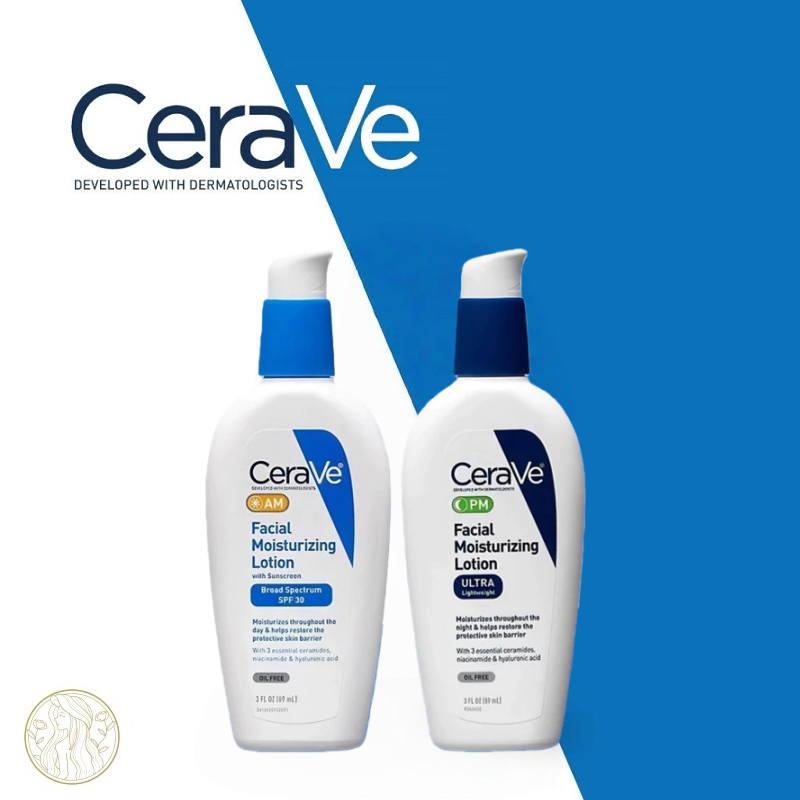 CeraVe AM/PM Moisturizing Lotion | Hydrate & Protect Skin | With Niacinamide & Ceramides | AM/PM Dai