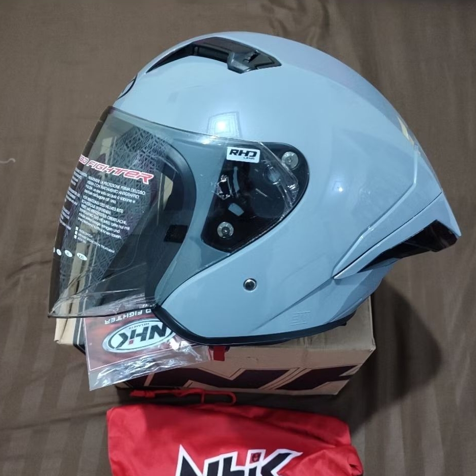 helm NHK n2 max grey glossy