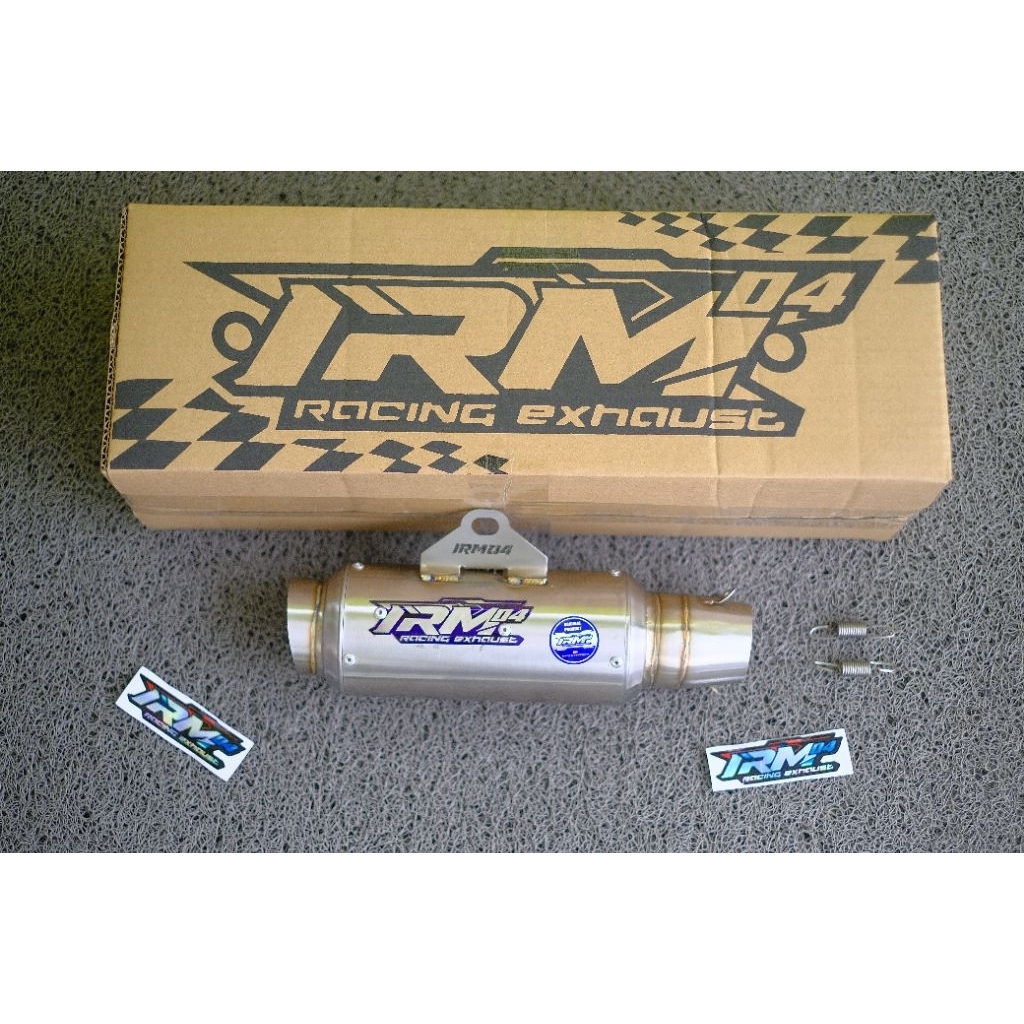 Knalpot supra x 125 supra fit revo grand blade knalpot racing original irm