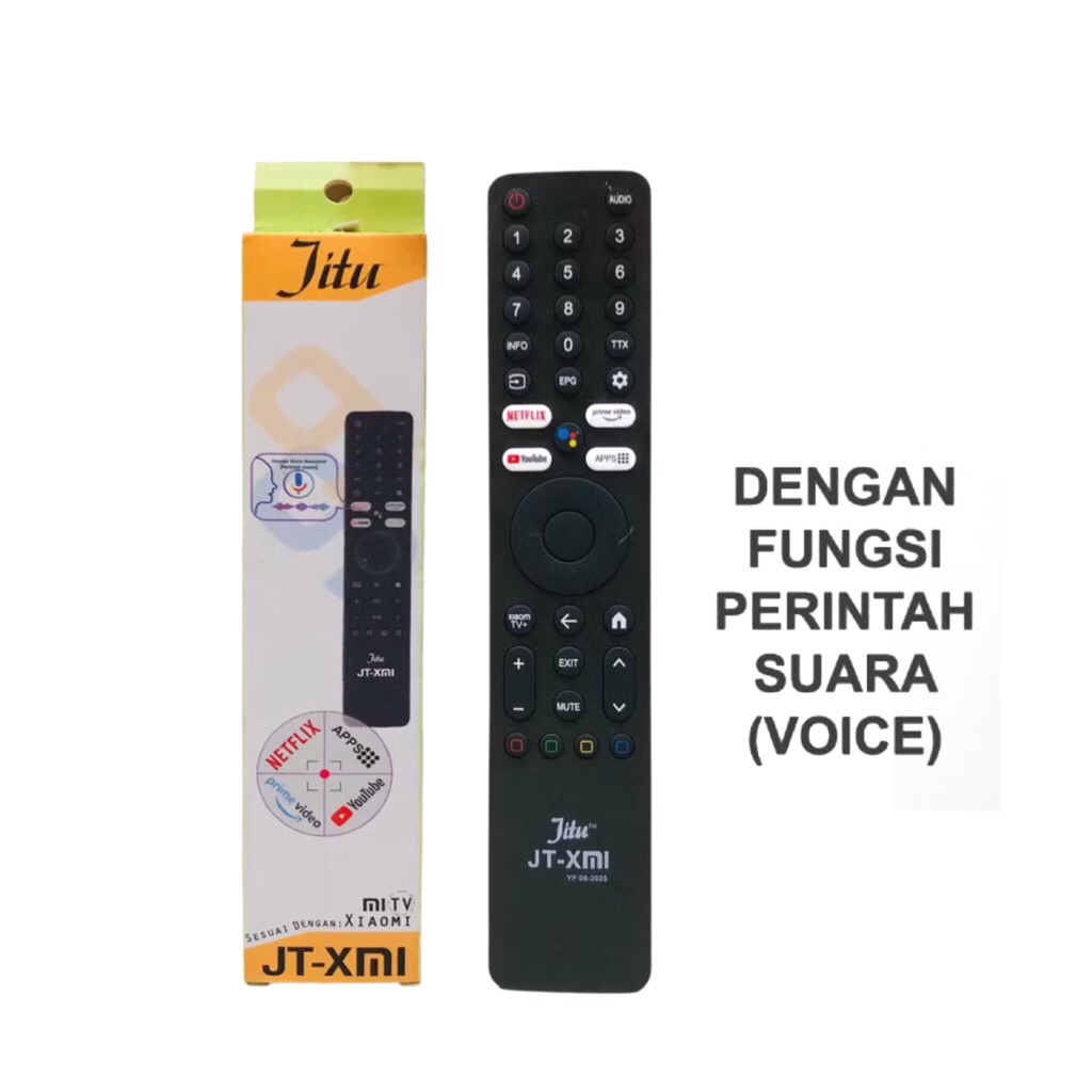Remote TV Jitu Xiaomi TV MI TV Remote Xiaomi Android Smart TV Goegle Voice