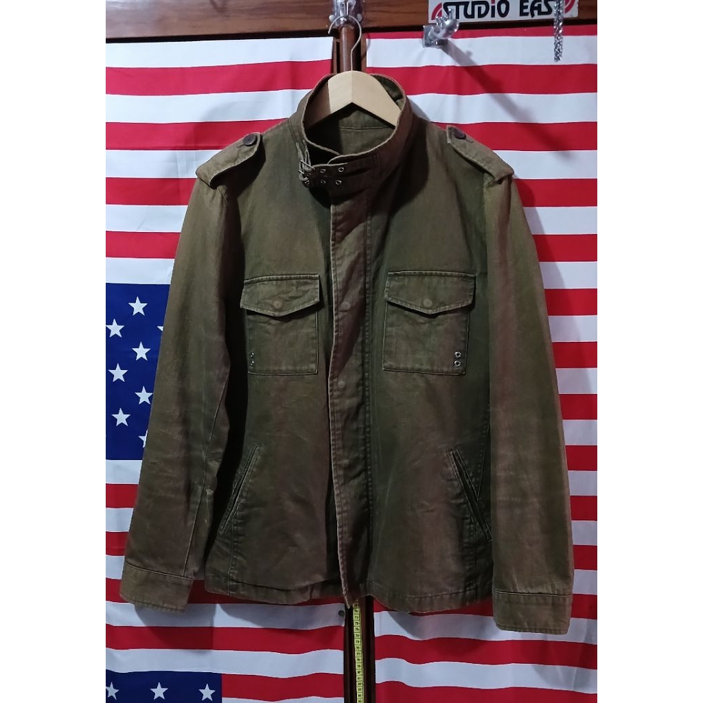JacketTruckerKanvasStyleJapanMilitary