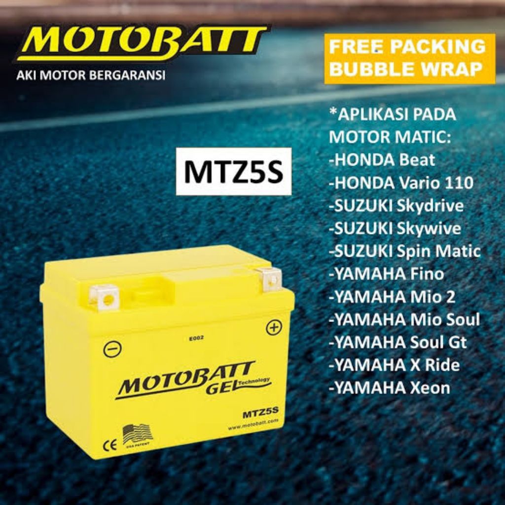 aki motobatt Original aki motobatt asli aki motobatt MTZ5S aki gel accu motor aki mio m3 aki mio gt 
