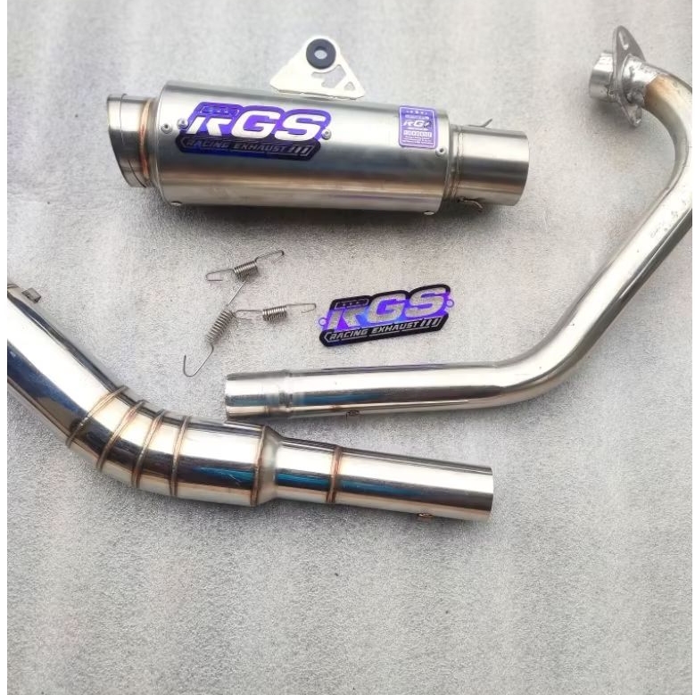 KNALPOT RGS ORIGINAL PROLINER MX KING VIXION OLD NEW SONIC SATRIA FU MP GL CB TIGER CBR