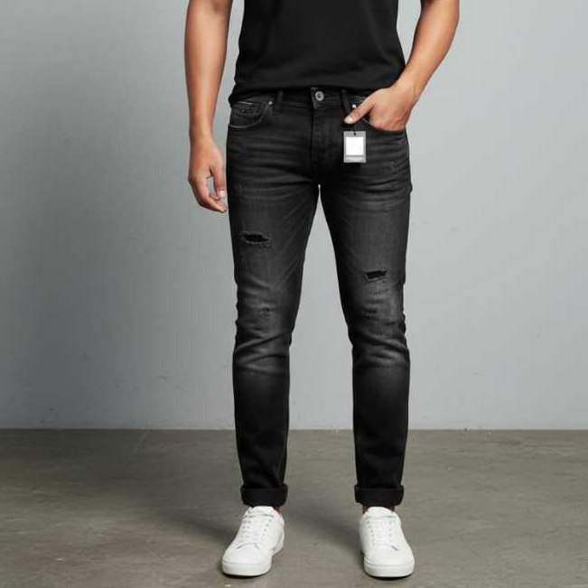 CELANA DENIM PRIA | DENIM PRIA | CELANA DENIM DESTROY | DENIM WASHING | CELANA DENIM HITAM