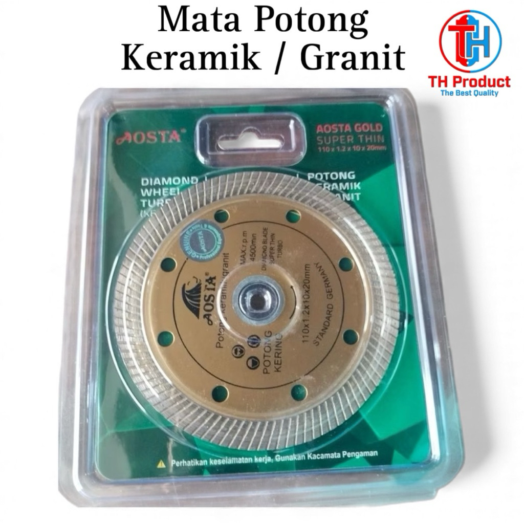 Mata Potong Granit / keramik - Gerinda mata potong Marmer granit AOSTA SUPER THIN TURBO Original