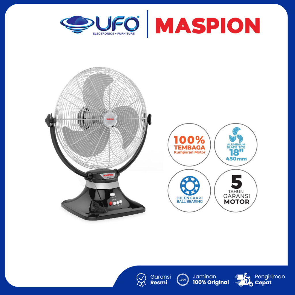 Maspion Kipas Angin PW459 Power Fan 18 inch