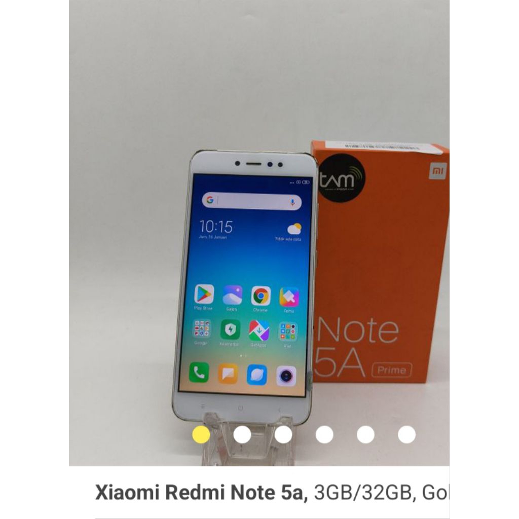 HP SECOND REDMI NOTE 5A PRIME RAM 3/32