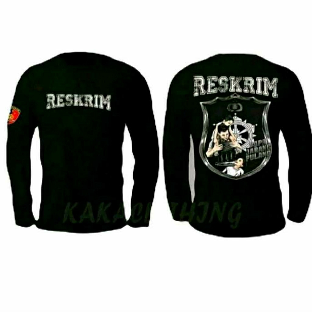 KAOS LENGAN PANJANG RESKRIM BISA COD