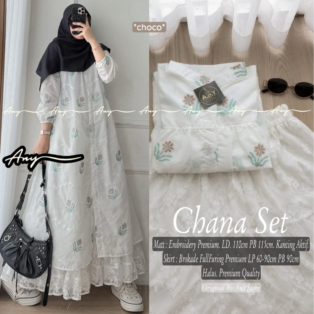 Set Gamis / Tunik Daily & Pesta Premium | Outfit Muslimah Busui Friendly High Quality