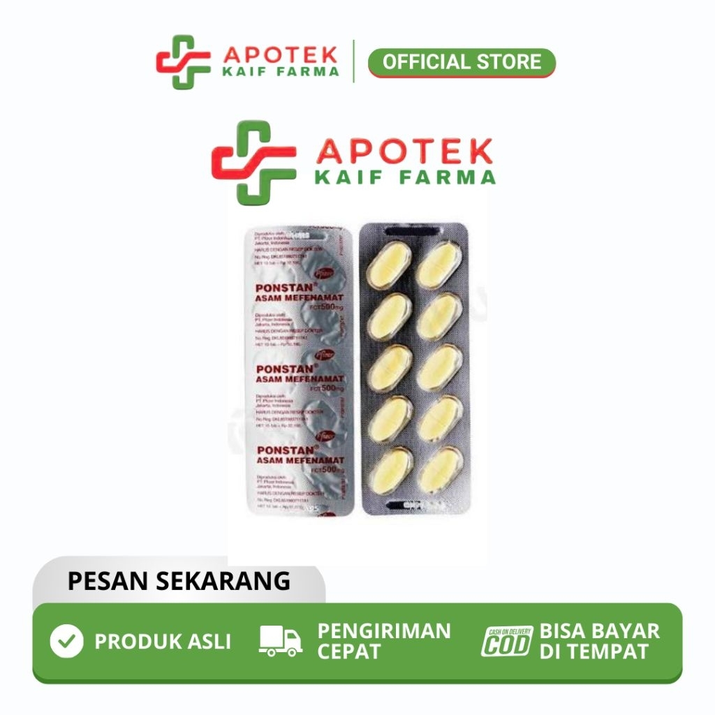 Ready ponstan perlembar 10 tab