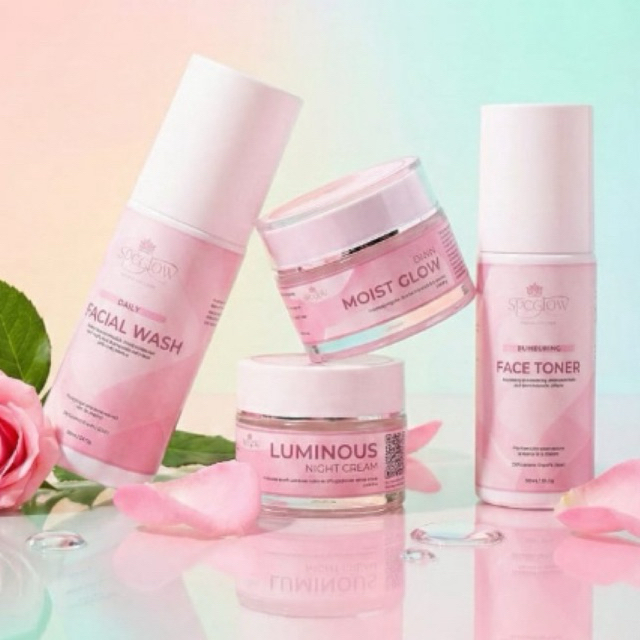 SPC Glow Skincafe BPOM Paket Lengkap Mencerahkan