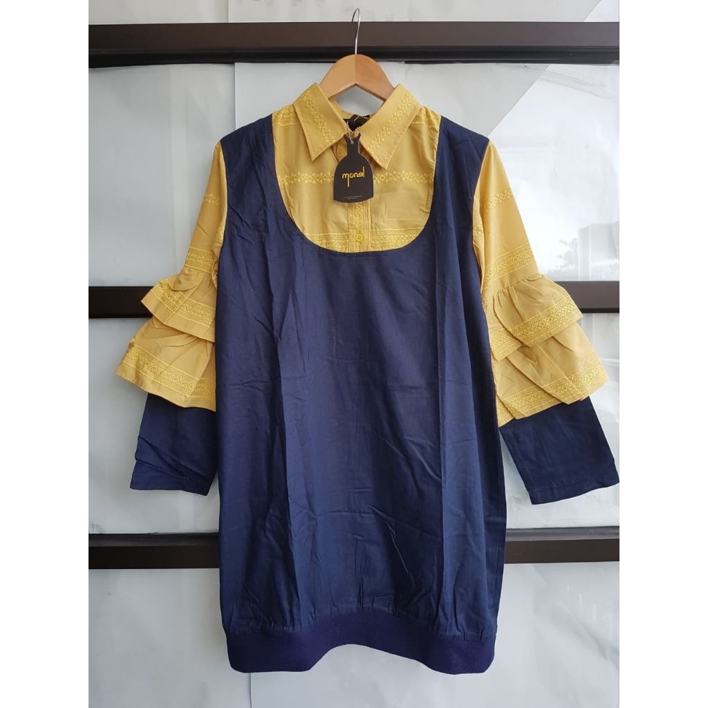 Monel Yellow Navy Top By monel_chavians