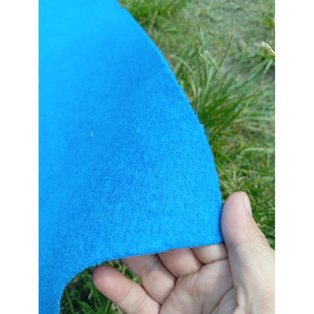 karpet/bludru polos bekas pameran kondisi bersih harga perpanjang 0,5m lebar 2 meter Rp. 16250.