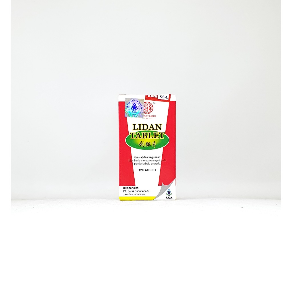 Lidan Tablet. Obat Batu Empedu