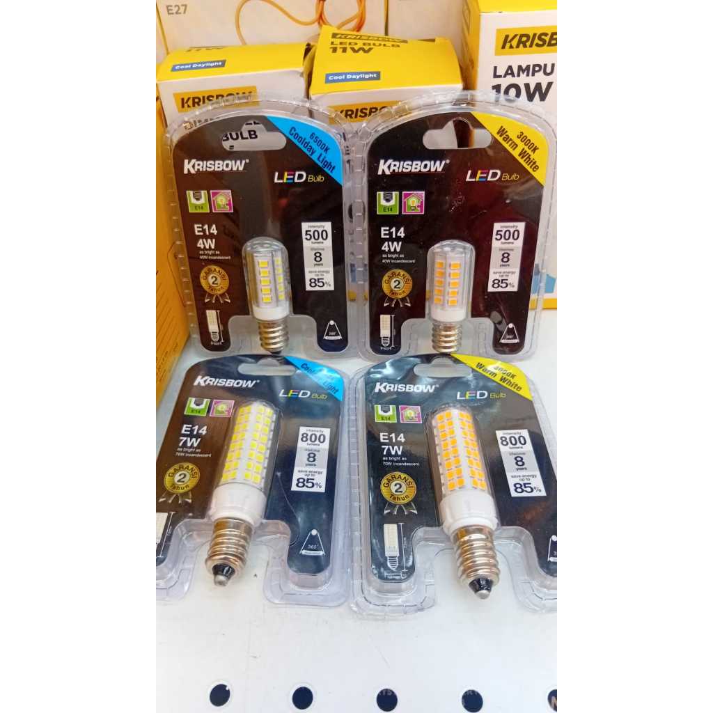 Bohlam /Lampu Led  E14 Corn 4 Watt 7 Watt  - Krisbow