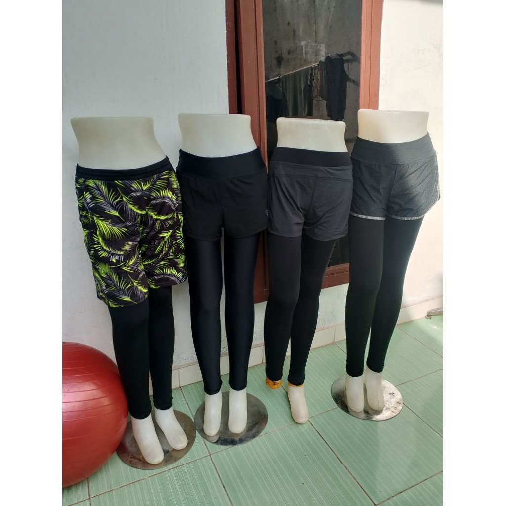 set celana legging sport wanita