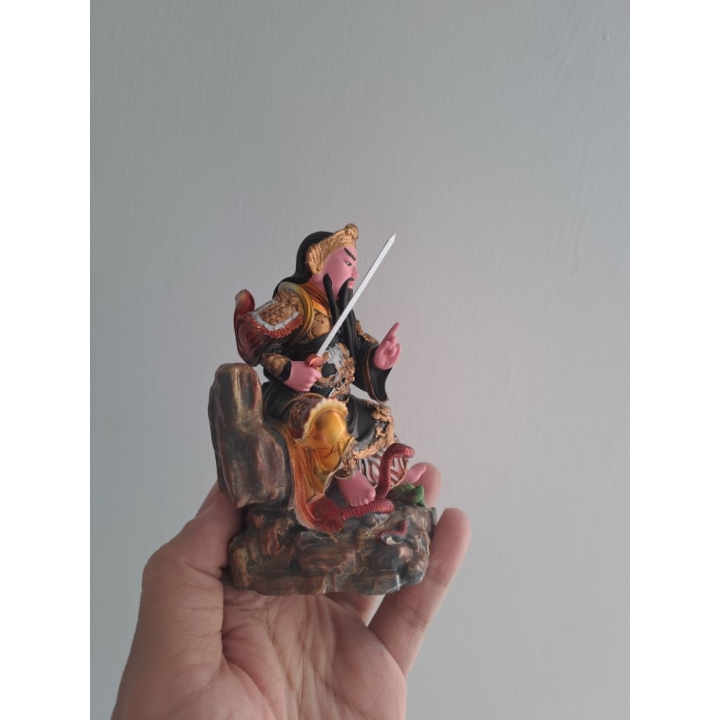 pajangan patung dewa siong te kong 10cm