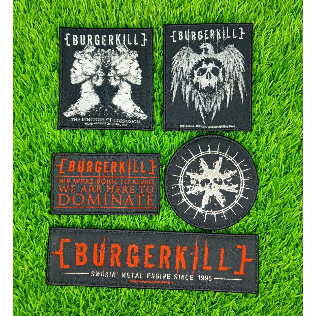 Woven Patch Burgerkill (Sepaket)