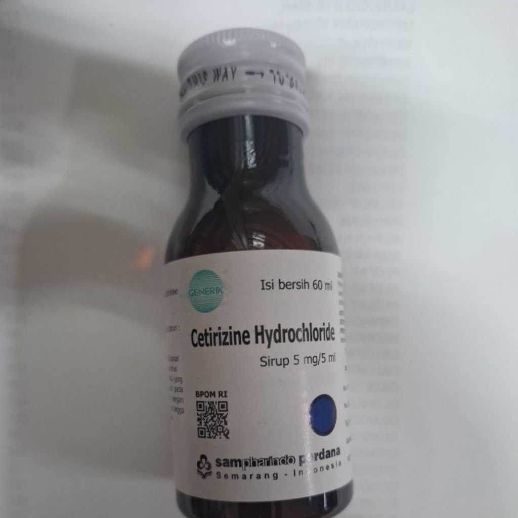 cetirizine sirup 60 ml