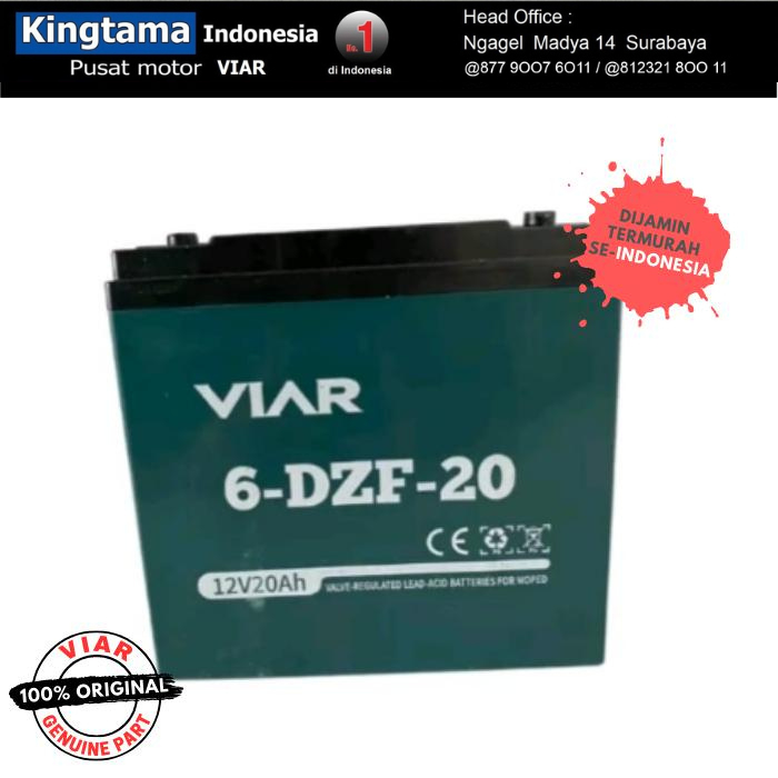 BATTERY E-BIKE / BATERAI SEPEDA LISTRIK VIAR TYPE AKASHA1 VIAR