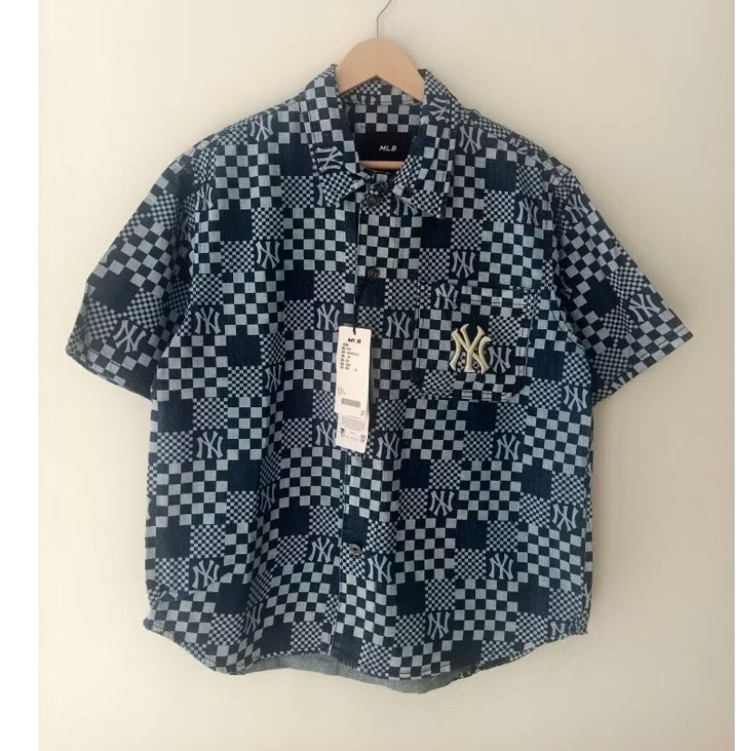 KEMEJA MLB DENIM UNISEX