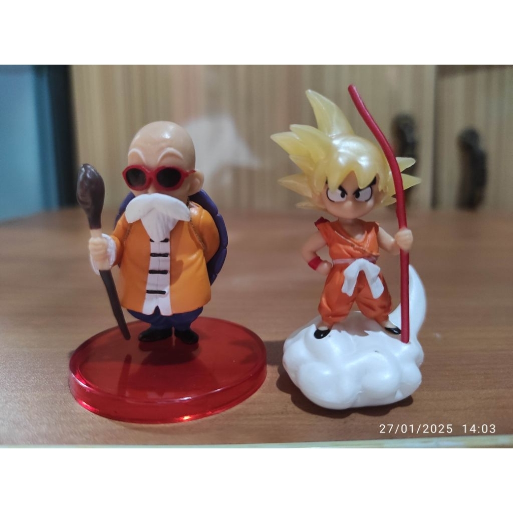 Mini Figure Dragon Ball Master Rossi dan Goku Kecil