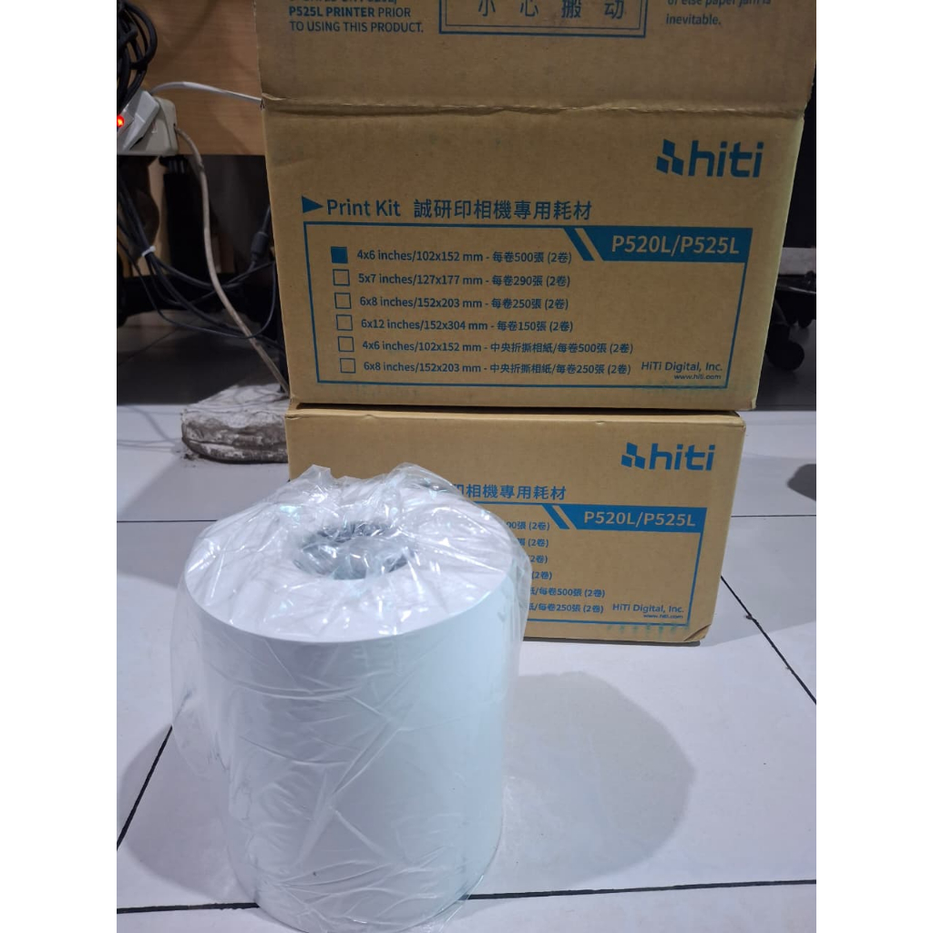 Paper Set Hiti P525L | Paket Kertas + Ribbon