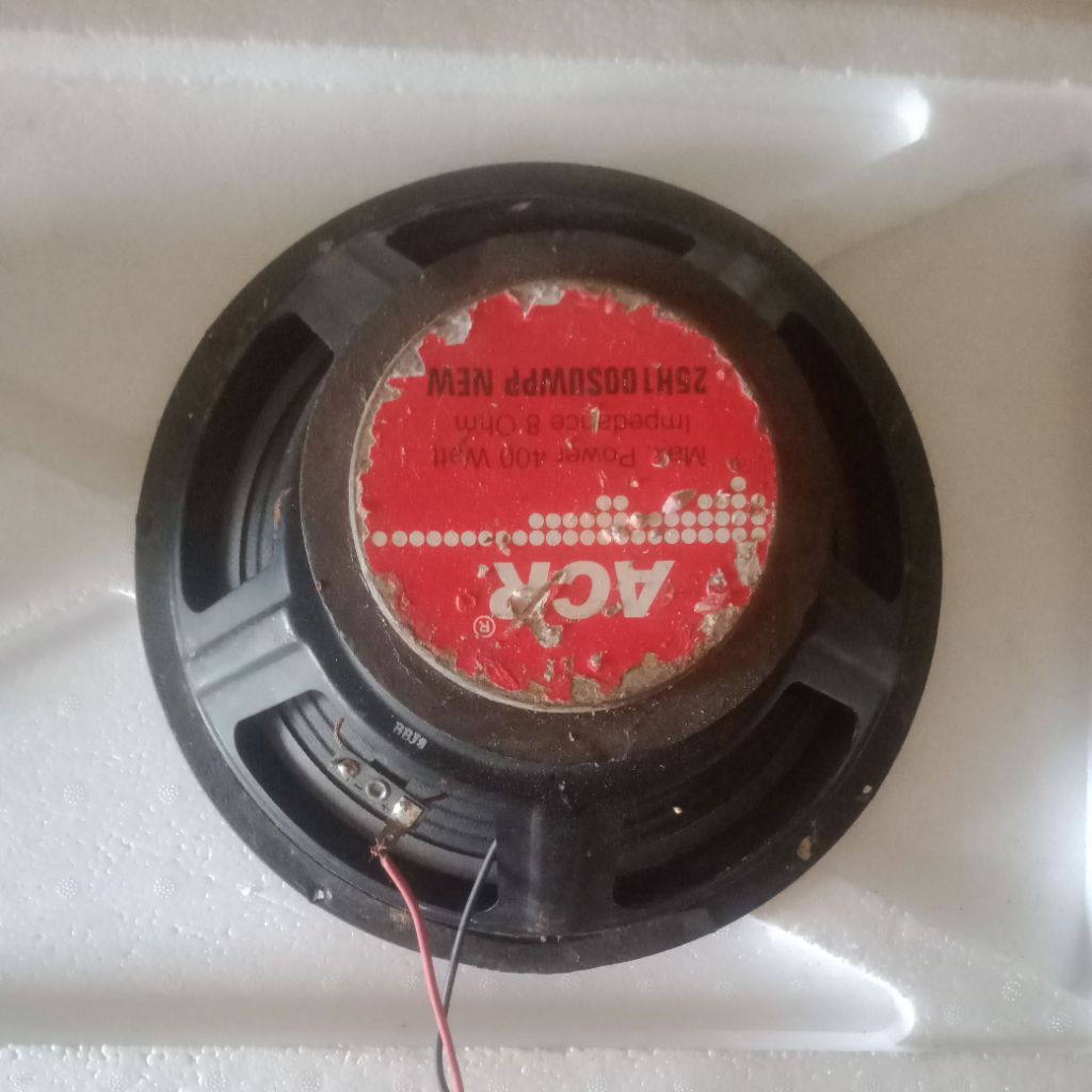 speaker second acr 10inch