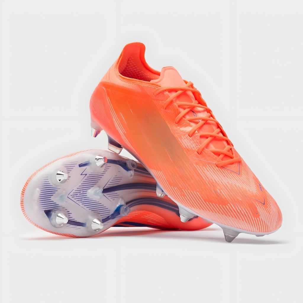 Sepatu Bola Series F. Lima Puluh Lace Elite Solar Orange SG / Pul Besi