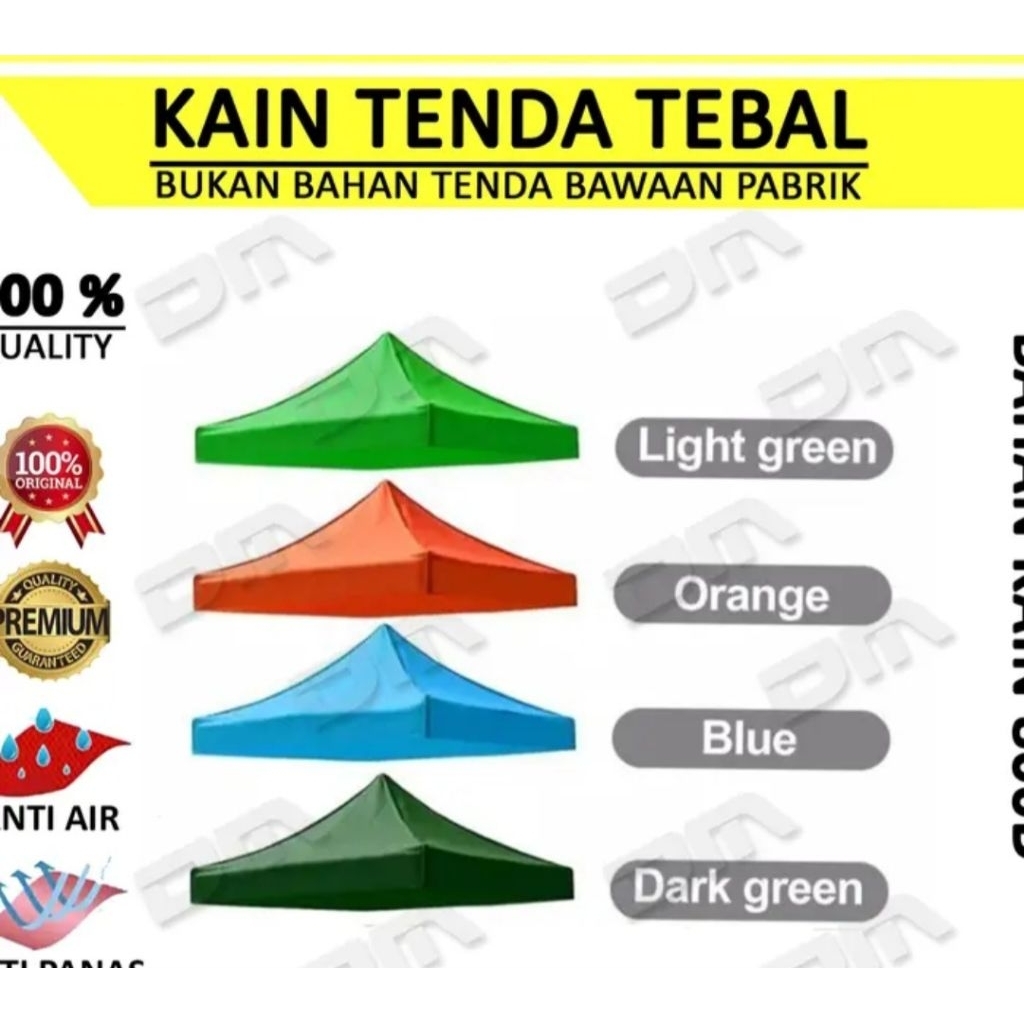 Atap tenda lipat 3x3