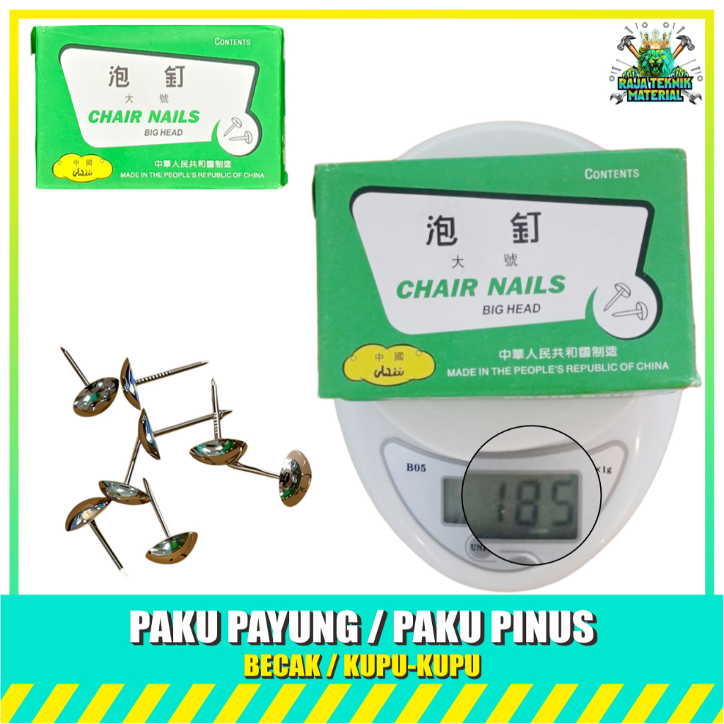 CHAIR NAILS Paku Pinus Paku Payung Pines / Paku Pinus Model Becak BUTTERFLY