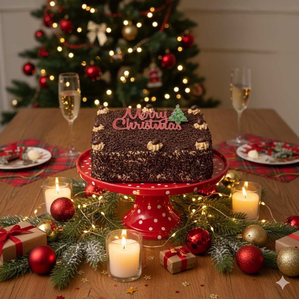 Hampers Natal - Mocha Cake