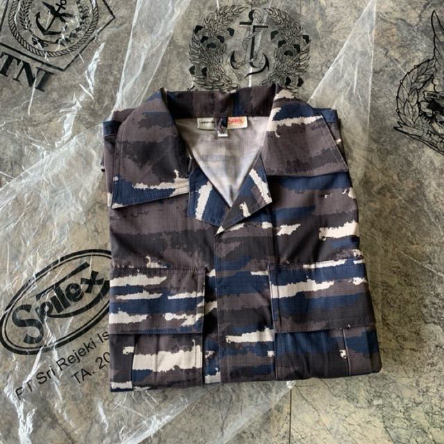 BAJU PDL LORENG TNI AL ORI 100% PEMBAGIAN