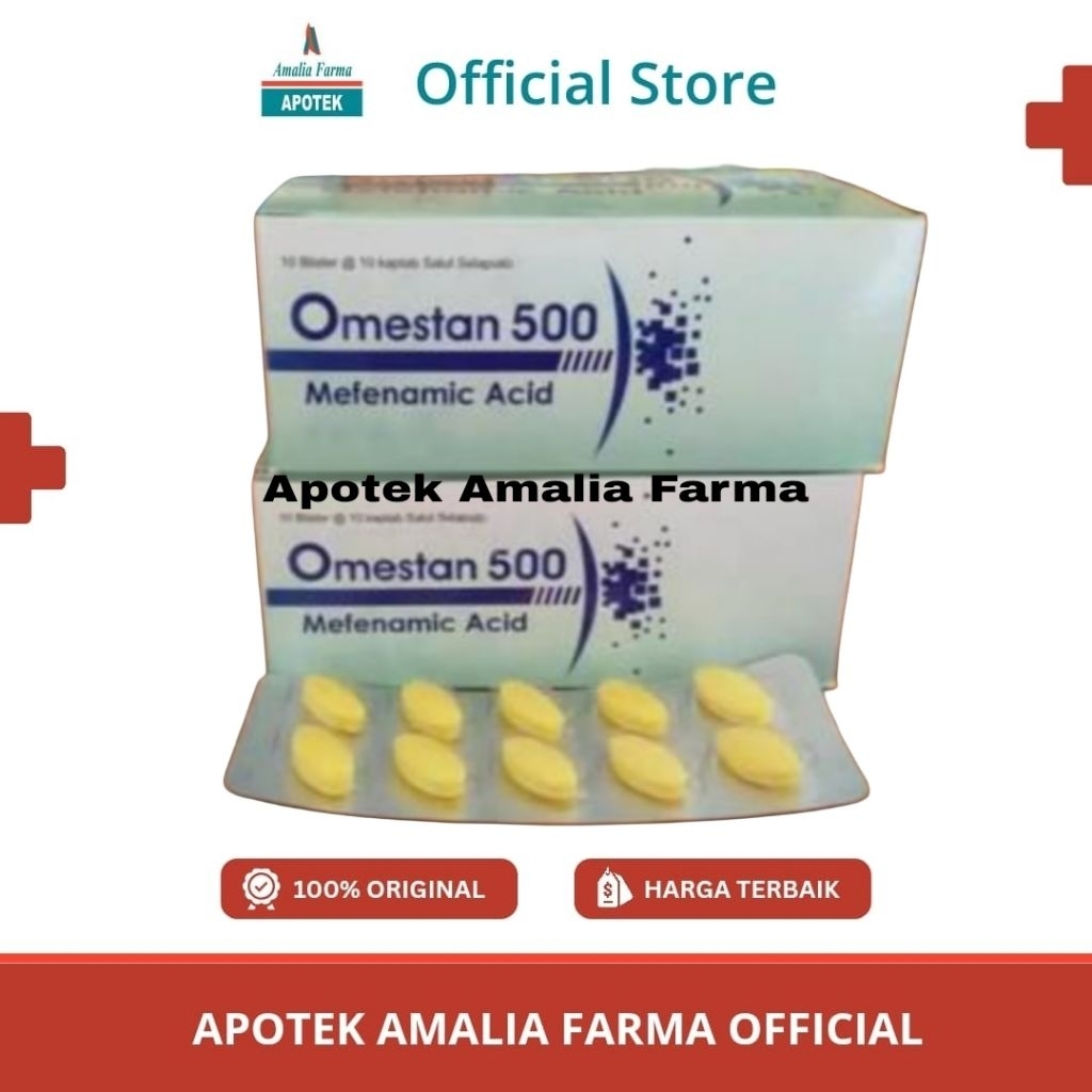 Omestan 500 Strip 10 tablet-Membantu Meredakan gigi