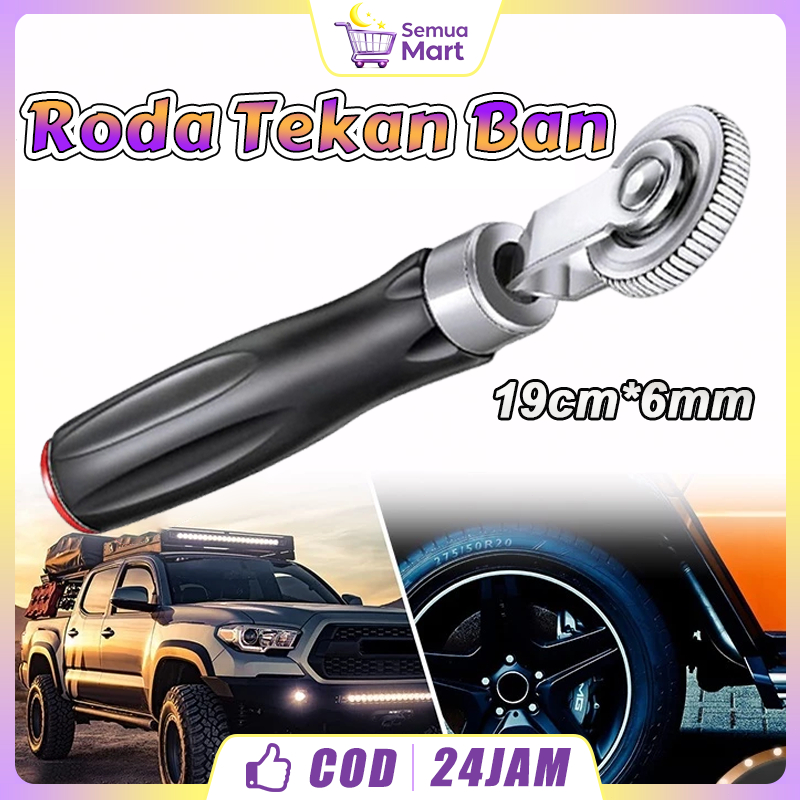 6MM Roller Press Tambal Tip Top - Alat Tambal Ban Motor Mobil Perata Tambalan