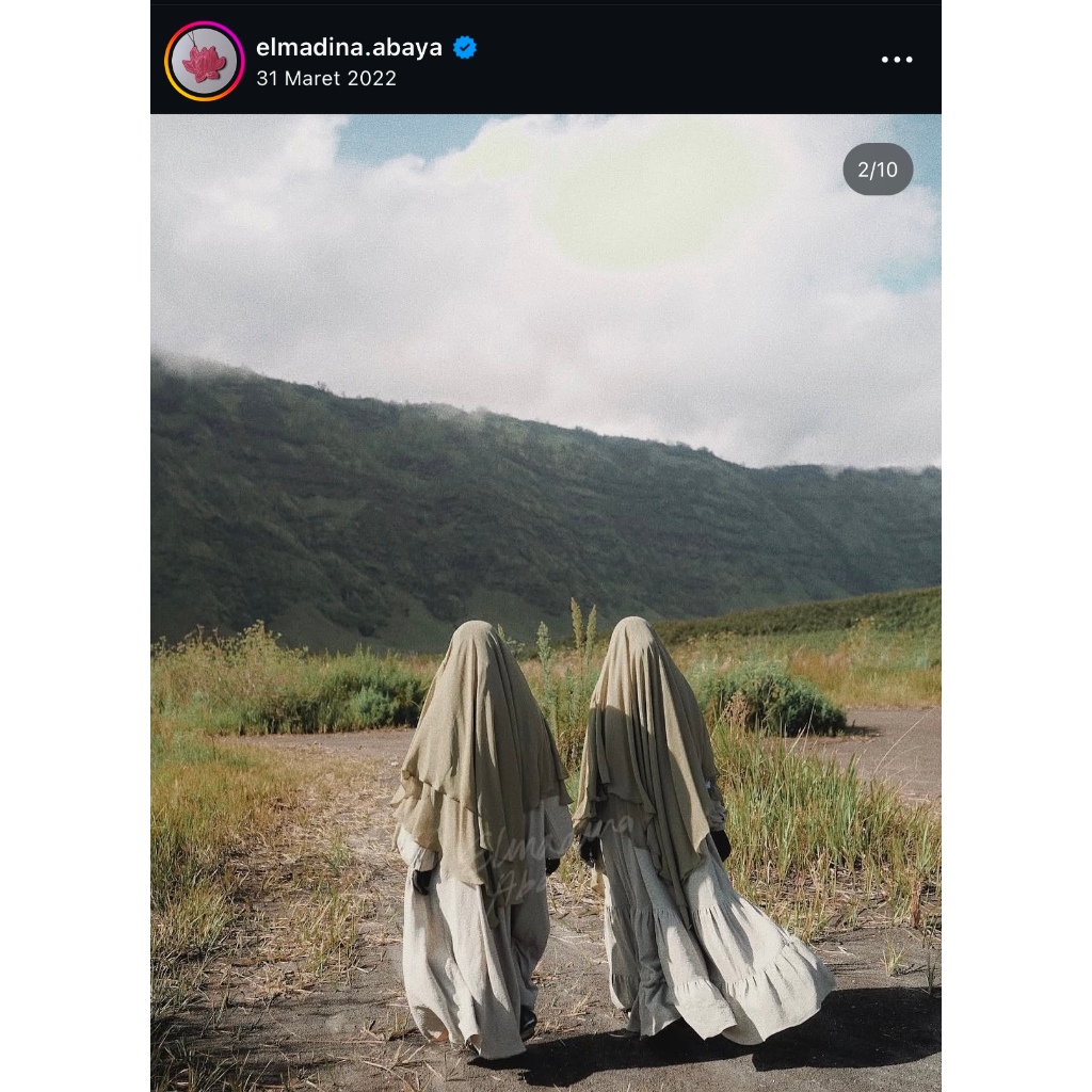 PRELOVED THE DRESS OG ELMADINA ABAYA