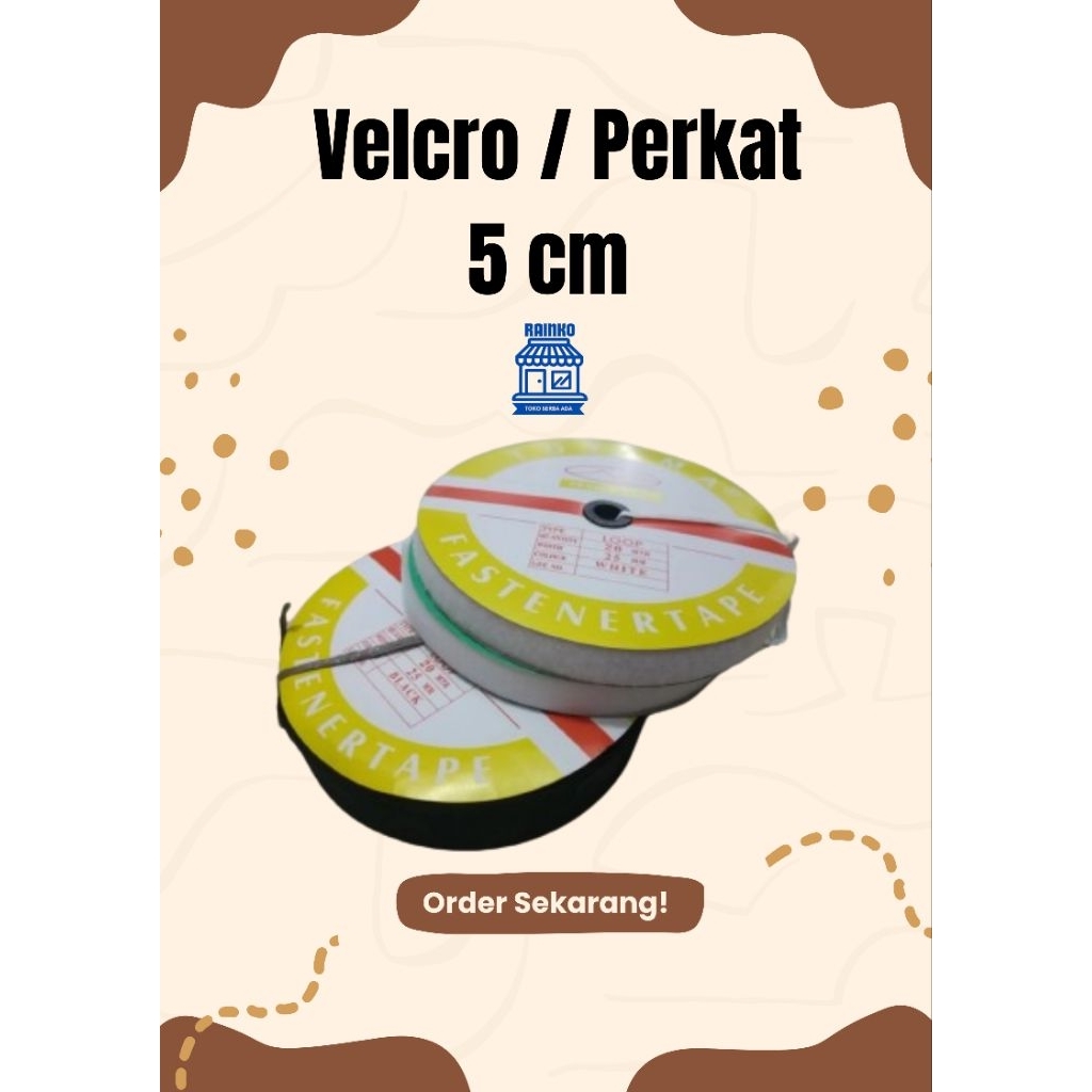 ( 1 Roll ) Velcro / Perkat 5 cm