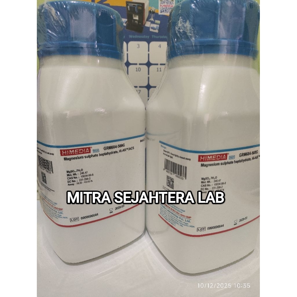 Magnesium Sulphate Heptahydrate Himedia 500 gram GRM684 Magnesium Sulfat