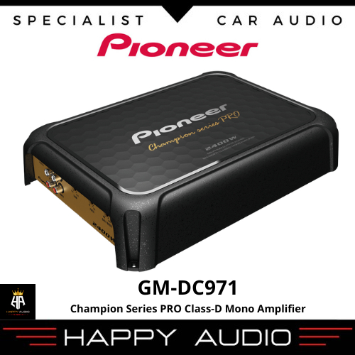 Mono Amplifier Mobil Monoblock Amplifier Pioneer GM-DC971 100% Original