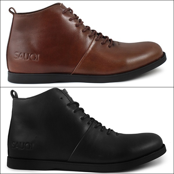 Sauqi NVM High Boots Sigone Hitam Sepatu Formal Pria Wanita Original Kulit Asli Boots Kulit Asli (CH