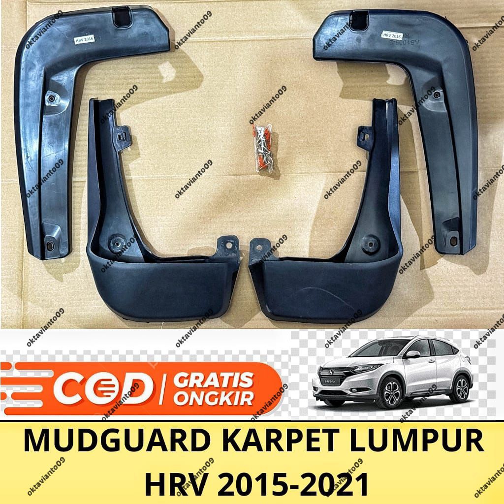 Karpet Lumpur MUDGUARD HRV 2015 2016 2020 2021 Hitam