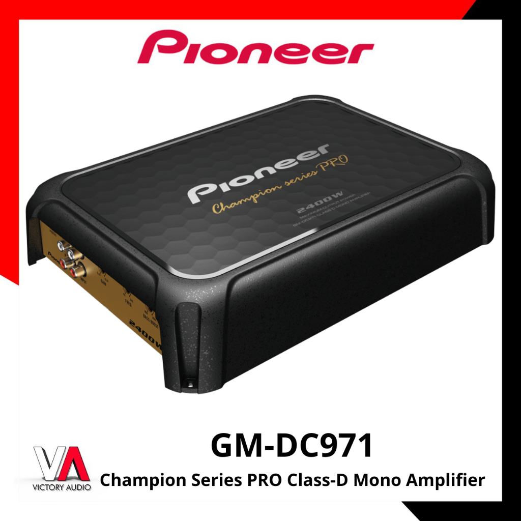 Mono Amplifier Mobil Monoblock Amplifier Pioneer GM-DC971 100% Original