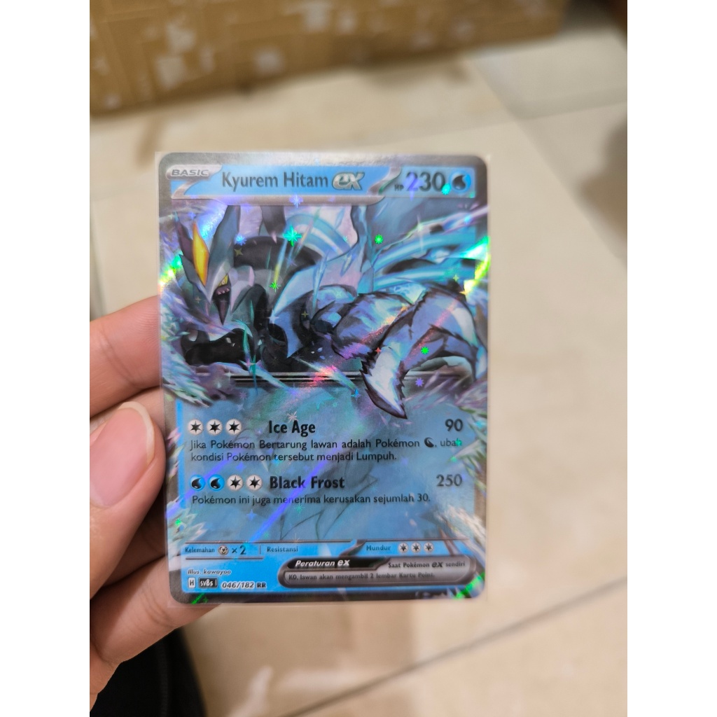 Kyurem Hitam ex Pokemon ID SV8S 046/182 RR (H)