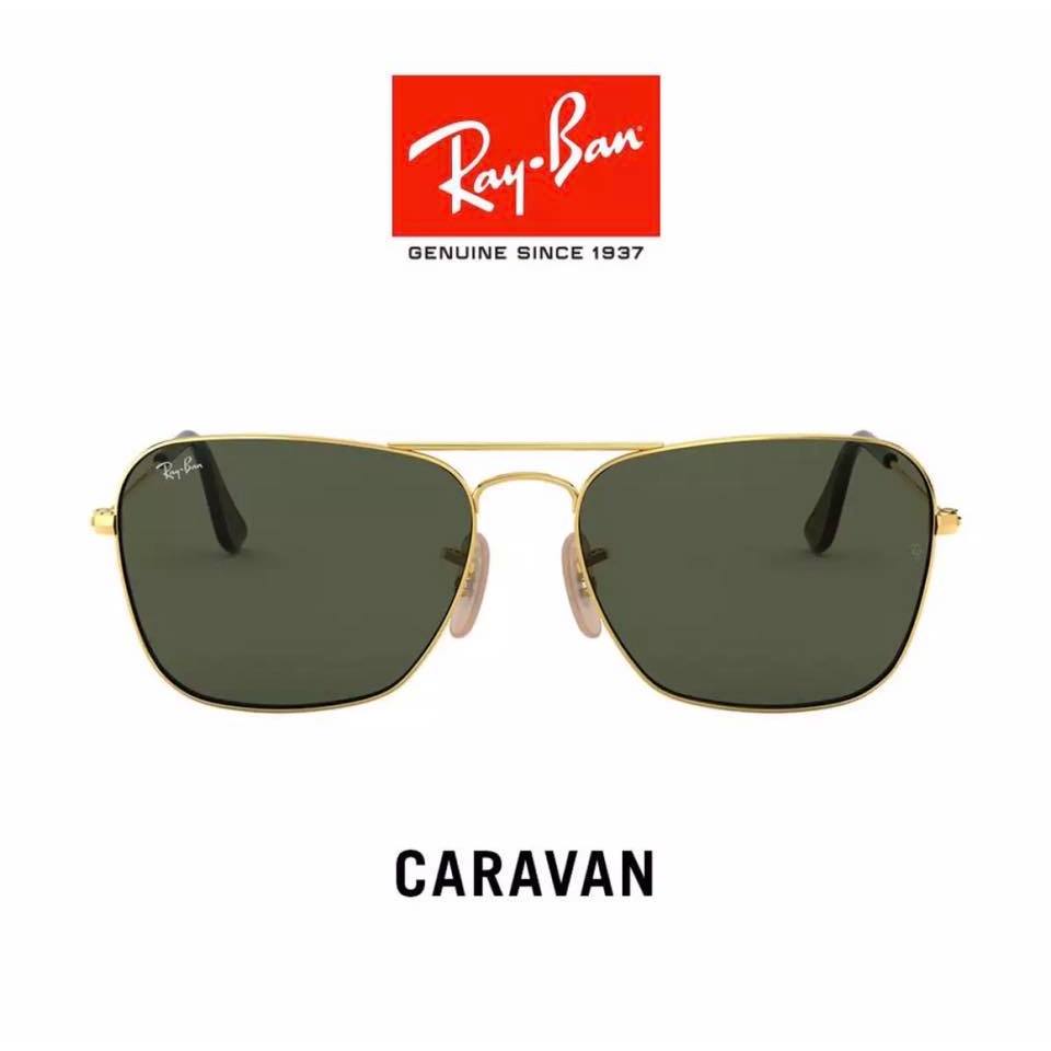 KACAMATA RAYBAN NEW CARAVAN RB3136 GOLD Sunglasses