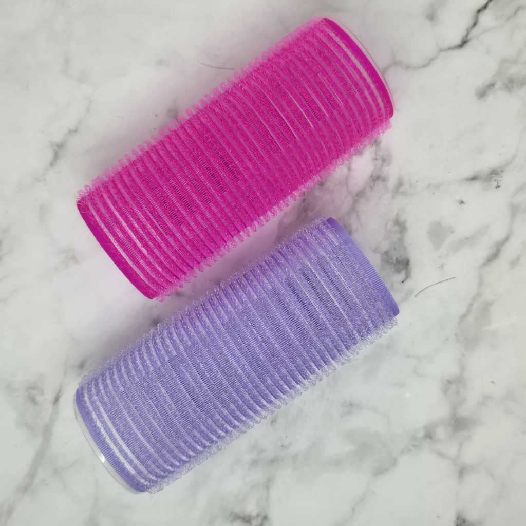 [ROLL RAMBUT PANJANG] ROLL RAMBUT VELCRO DIAMETER 4 CM ROLL RAMBUT WANITA ROLL RAMBUT JUMBO DIAMETER