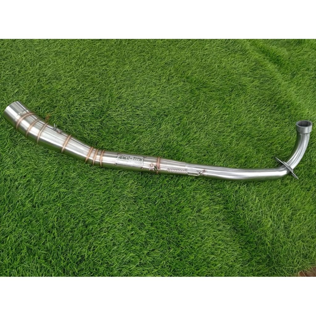 Leheran kenalpot Supra X 125 Racing in 50mm