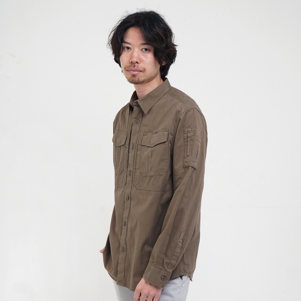 MGee Kemeja Outdoor Lengan Panjang Mgee GORDON C060 OLIVE