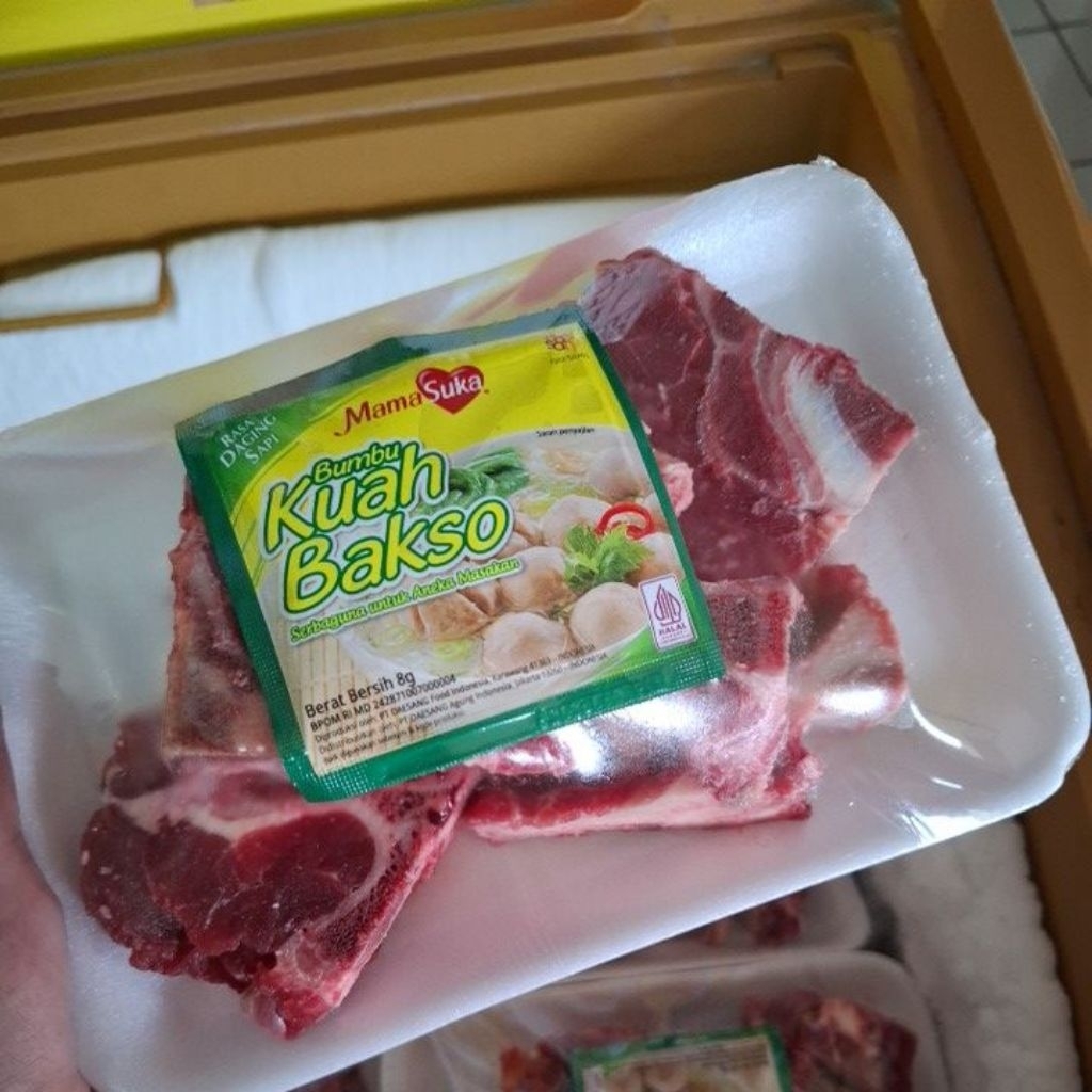 Iga Gondrong Iga Sop Neck Bone Halal 500gram Free Bumbu Kuah Bakso