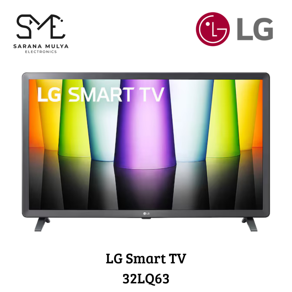 LG Smart LED TV HD 32 Inch 32LQ63 - Youtube, Netflix, Apple TV+, dan Disney+